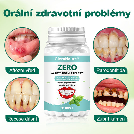 CleraNaure® Zero-Waste Mouth Tabs – bezodpadové ústní tablety