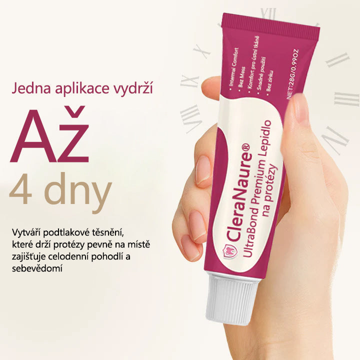 💧CleraNaure® UltraBond Premium lepidlo na zubní protézy