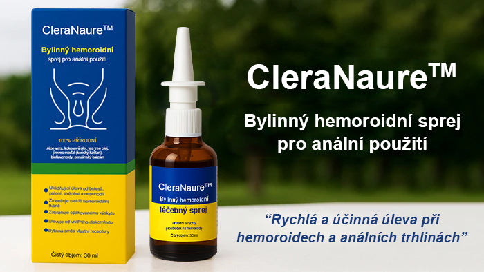 CleraNaure® bylinný analní sprej na hemoroidy