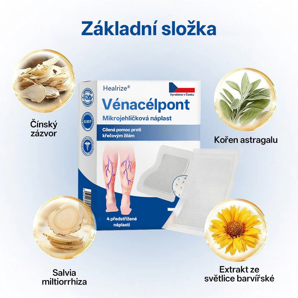 🛡️Healrize® VeinTarget Mikronedlové Náplasti✨