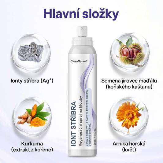 CleraNature® Stříbrný iontový sprej pro klouby