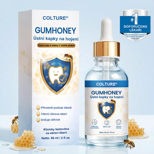 🛡️COLTURE® GumHoney kapky na regeneraci ústní dutiny