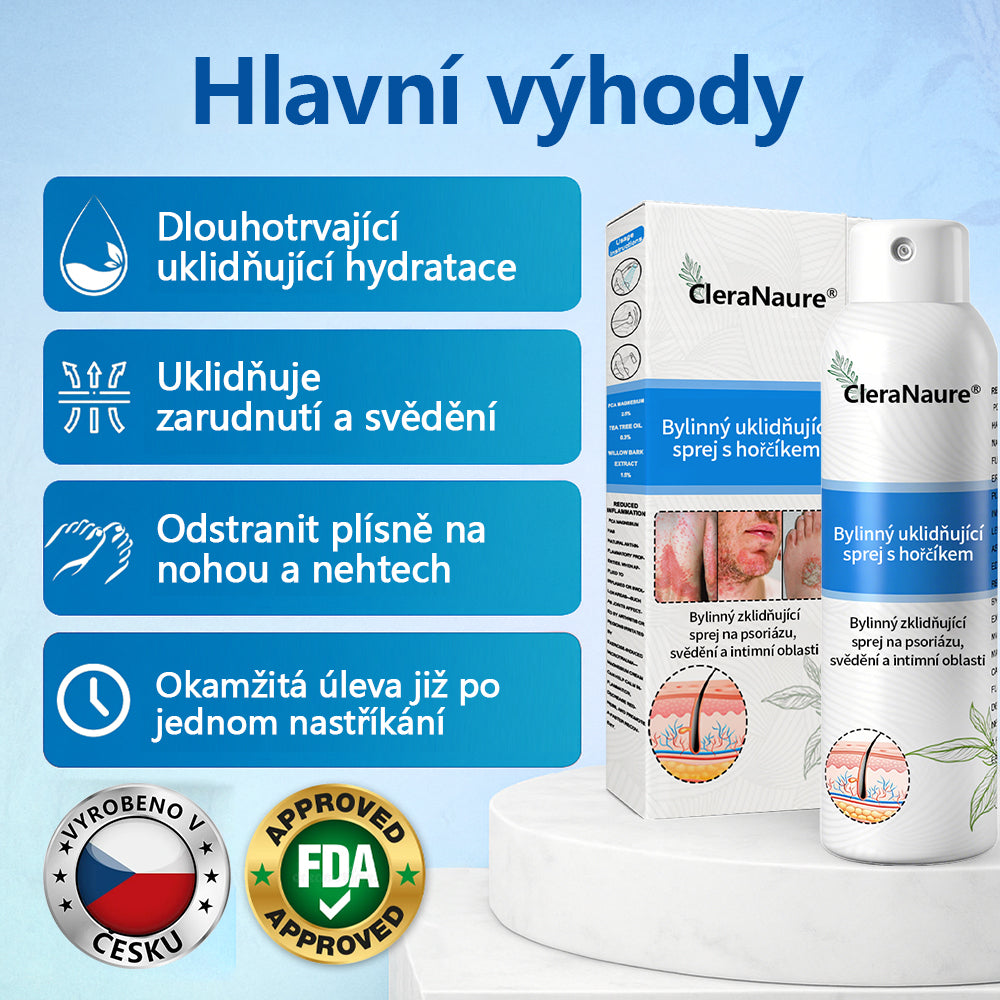 🛡️CleraNaure® Magnesium bylinný sprej