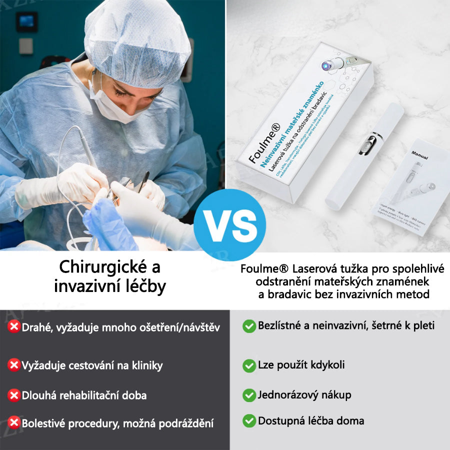 CleraNaure® PRO Neinvazivní laserové pero na odstraňování bradavic a znamének