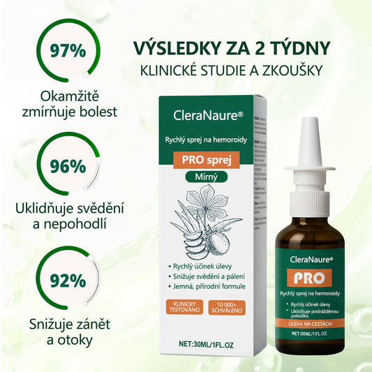 💎CleraNaure® Rychlý Hemoroidní PRO Sprej🛡️