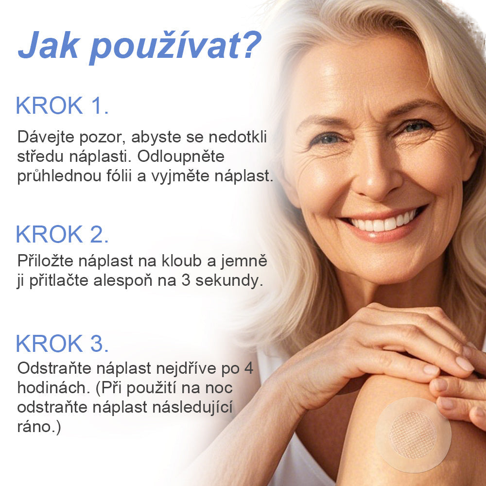 CleraNaure® Nano-microneedle kloubní náplast