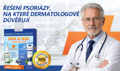 CleraNaure® Systém pro denní a noční péči o ekzémy –⚡ dvojbalení bez steroidů pro úlevu od intenzivního svědění, zarudnutí a porušené pokožky (akční nabídka)- 🌻