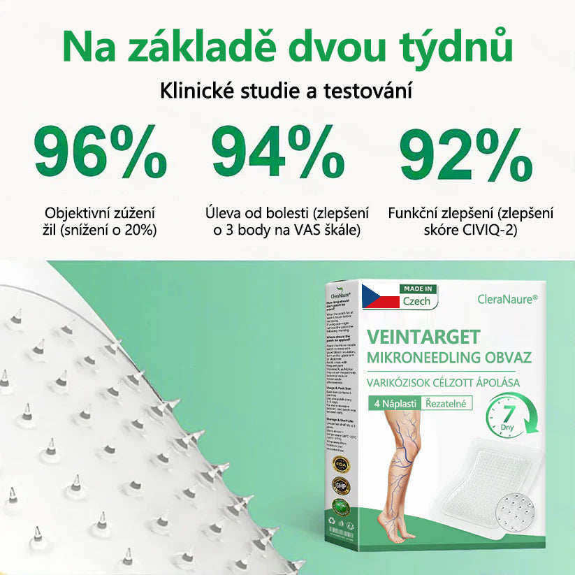 CleraNaure® VeinTarget Mikroneedling Obvaz