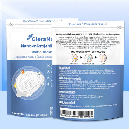 CleraNaure® Nano-microneedle kloubní náplast