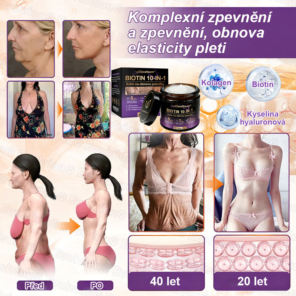 CleraNaure® Biotin 10-v-1 krém na obnovu pokožky