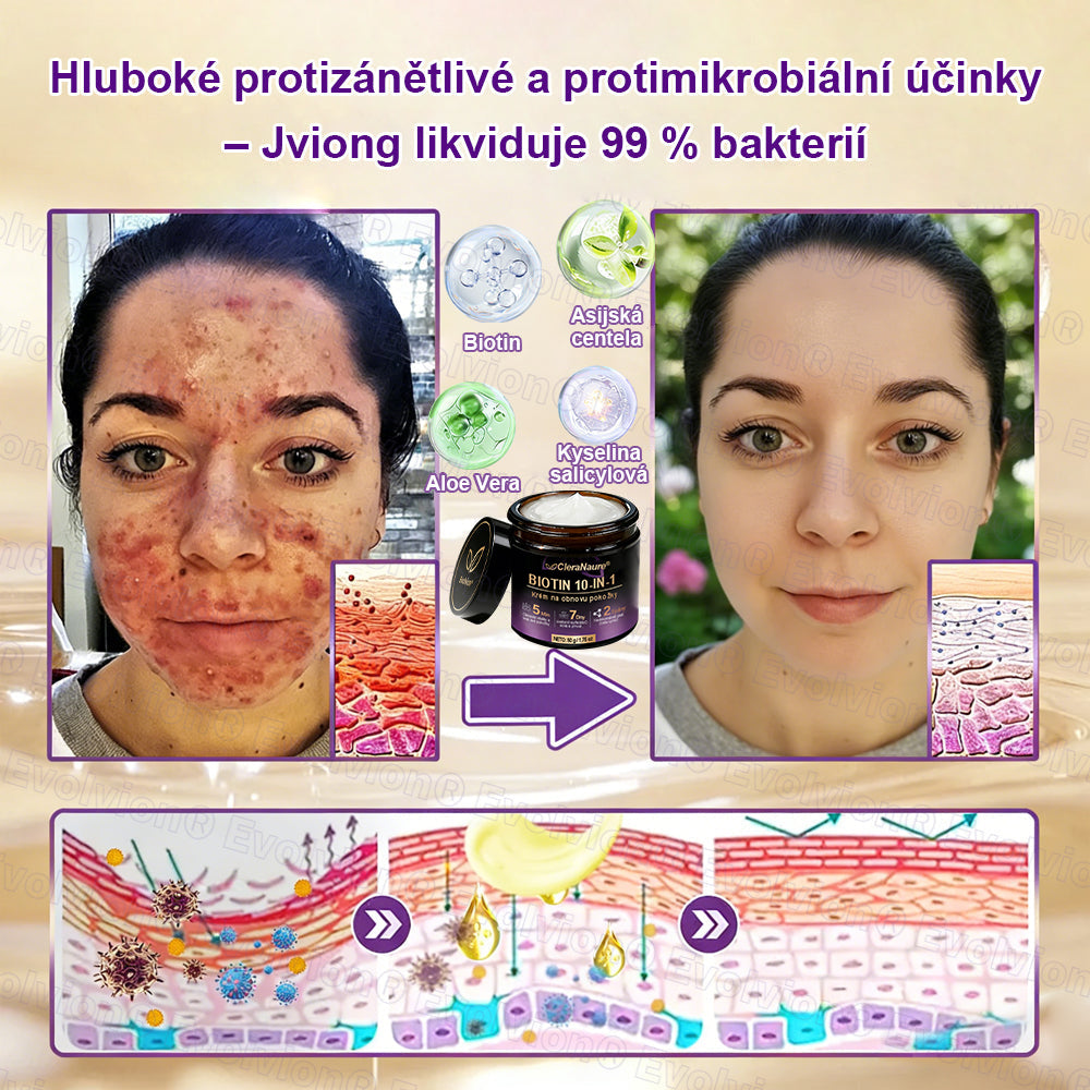 CleraNaure® Biotin 10-v-1 krém na obnovu pokožky