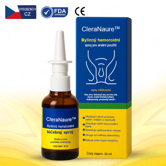 CleraNaure® bylinný analní sprej na hemoroidy