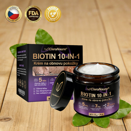 CleraNaure® Biotin 10-v-1 krém na obnovu pokožky