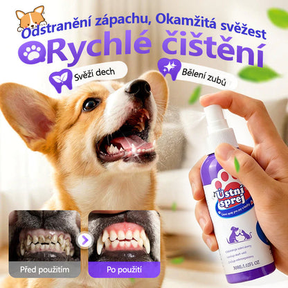 ✨ CleraNaure® Zubní sprej pro domácí mazlíčky bez kartáčku