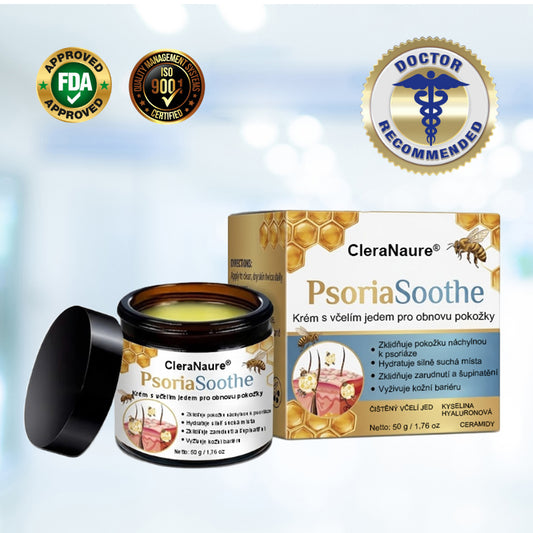 CleraNaure® PsoriaSoothe – regenerační krém s včelím jedem pro obnovu pleti