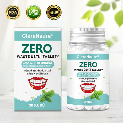 CleraNaure® Zero-Waste Mouth Tabs – bezodpadové ústní tablety