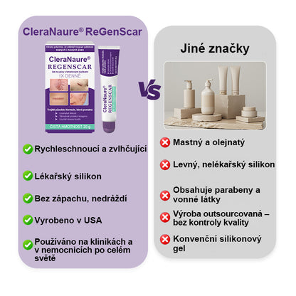 CleraNaure® ReGenScar – Regenerační gel na jizvy s kmenovými buňkami