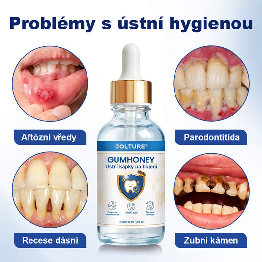 🛡️COLTURE® GumHoney kapky na regeneraci ústní dutiny