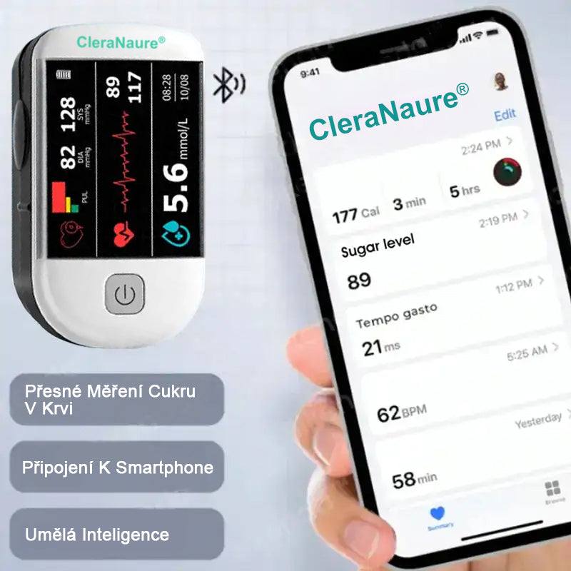 CleraNaure® další generace inteligentního, multifunkčního, neinvazivního laserového glukometru 👩‍💼 [99,9% přesnost] -🌻