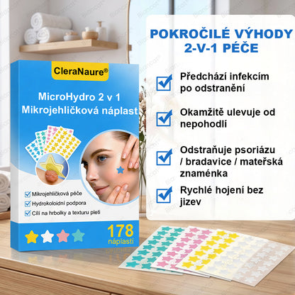 💎CleraNaure® MicroHydro 2v1 mikrojéhlová náplast