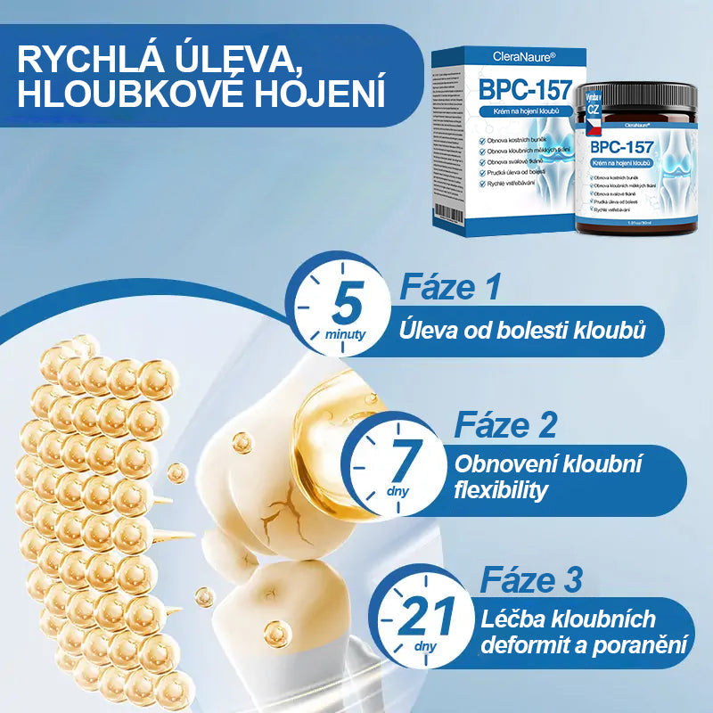 💎 Poslední den akce 80% SLEVA |  CleraNaure® BPC-157 Krém na hojení kloubů🦴Léčí artritidu, neuropatii, revmatismus, sportovní úrazy a další