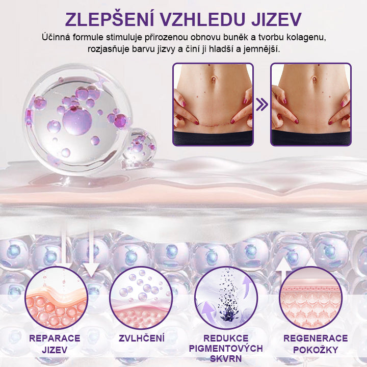 CleraNaure® ReGenScar – Regenerační gel na jizvy s kmenovými buňkami