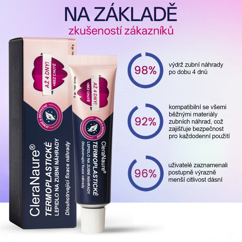 CleraNaure® Termoplastické Lepidlo na Zubní Náhrady
