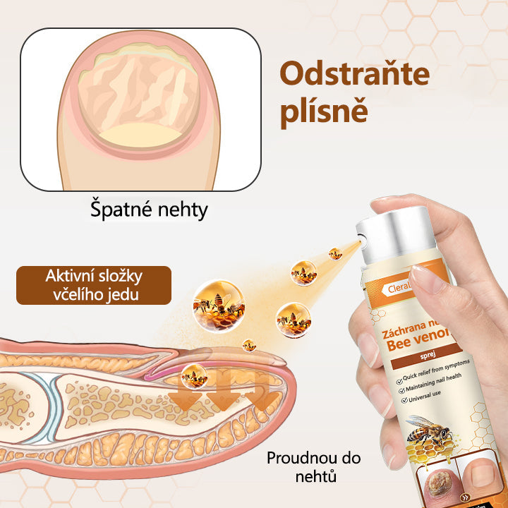 🛡️CleraLuxe® NailRescue Včelí jed ve spreji