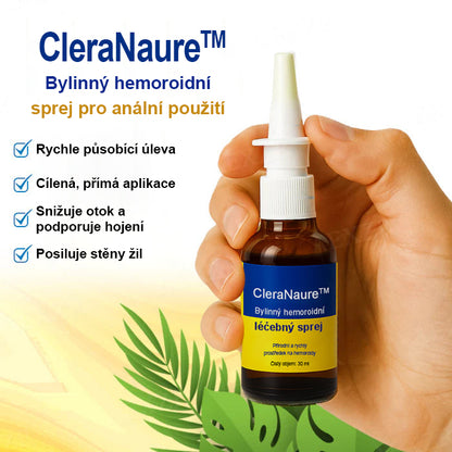 CleraNaure® bylinný analní sprej na hemoroidy