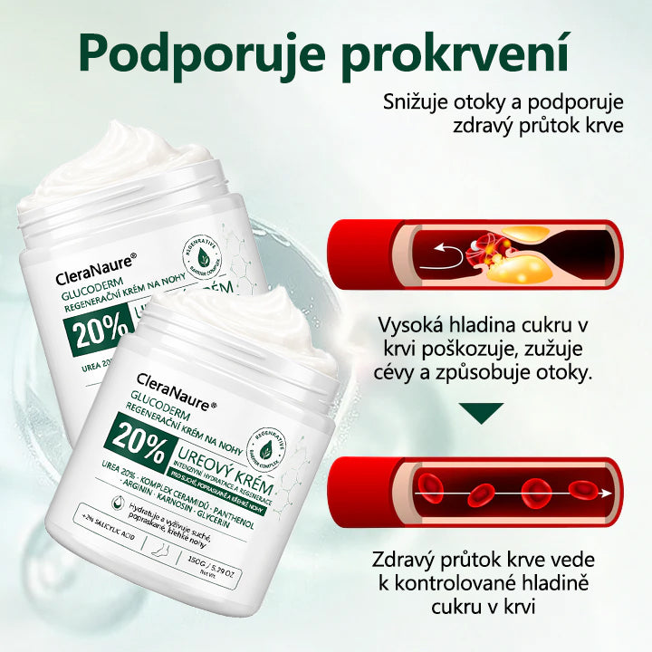 CleraNaure® GlucoDerm Regenerační krém na nohy