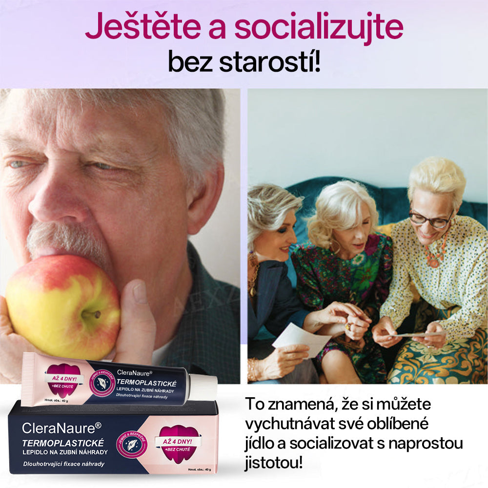 CleraNaure® Termoplastické Lepidlo na Zubní Náhrady
