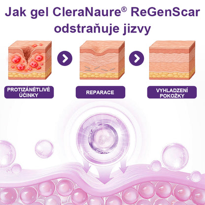 CleraNaure® ReGenScar – Regenerační gel na jizvy s kmenovými buňkami