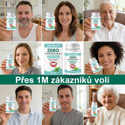 CleraNaure® Zero-Waste Mouth Tabs – bezodpadové ústní tablety