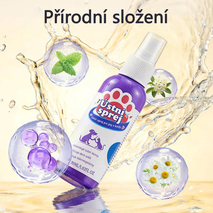 ✨ CleraNaure® Zubní sprej pro domácí mazlíčky bez kartáčku