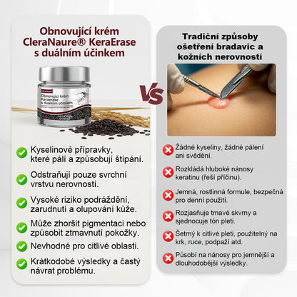 💎 CleraNaure® KeraErase - Krém s dvojitým účinkem pro obnovu pokožky🫧