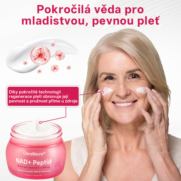 CleraNaure® NAD+ Peptide vypínací a zpevňující krém