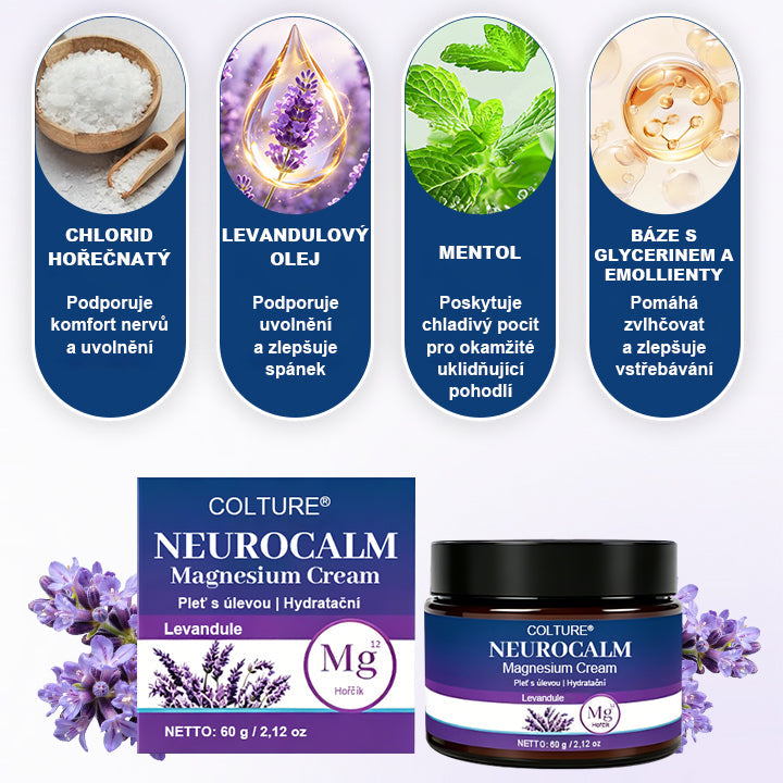 COLTURE® NeuroCalm – krém s obsahem hořčíku✨