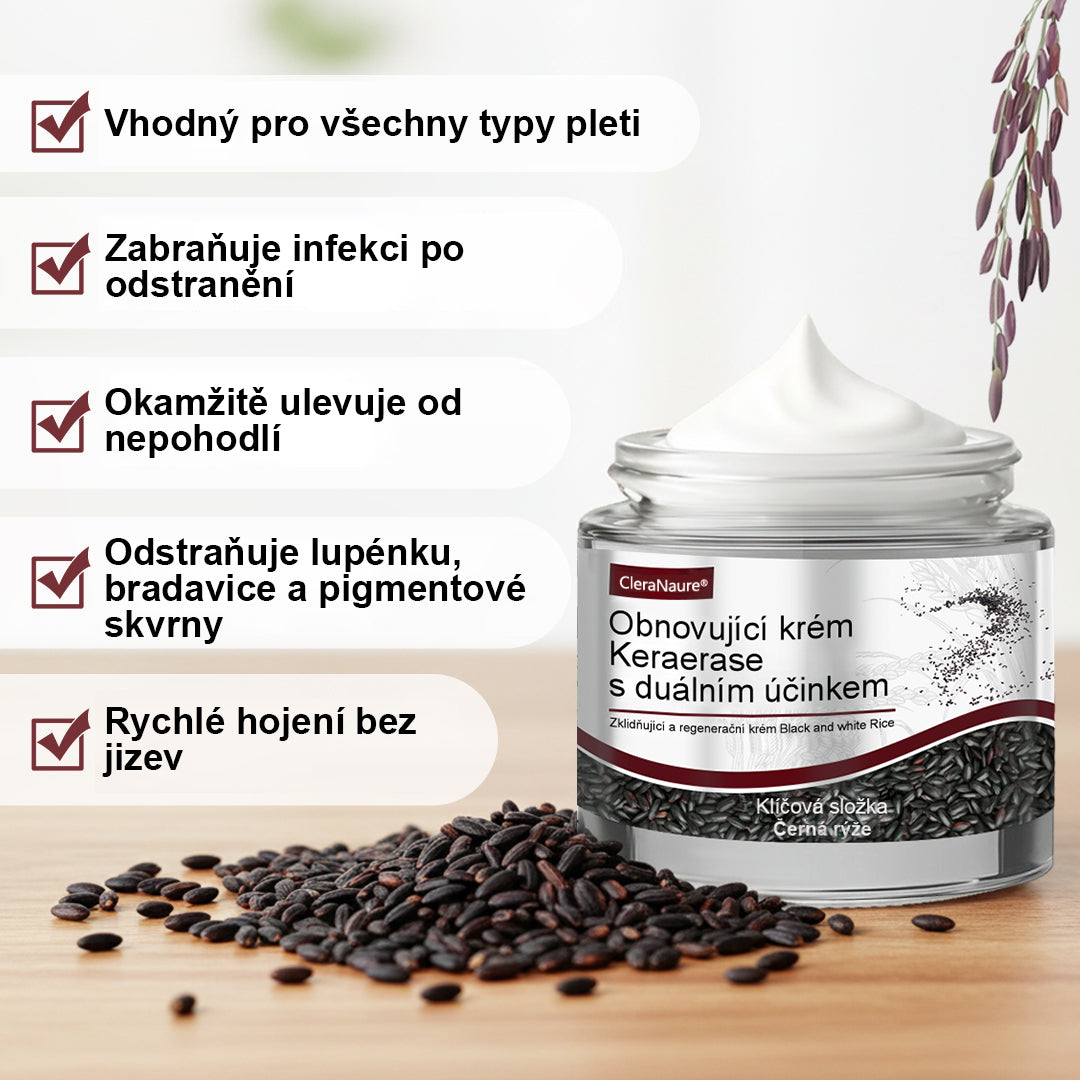 💎 CleraNaure® KeraErase - Krém s dvojitým účinkem pro obnovu pokožky