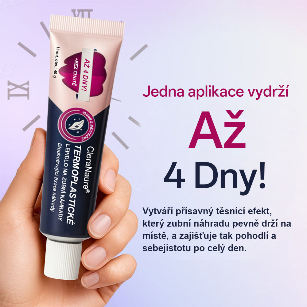 CleraNaure® Termoplastické Lepidlo na Zubní Náhrady