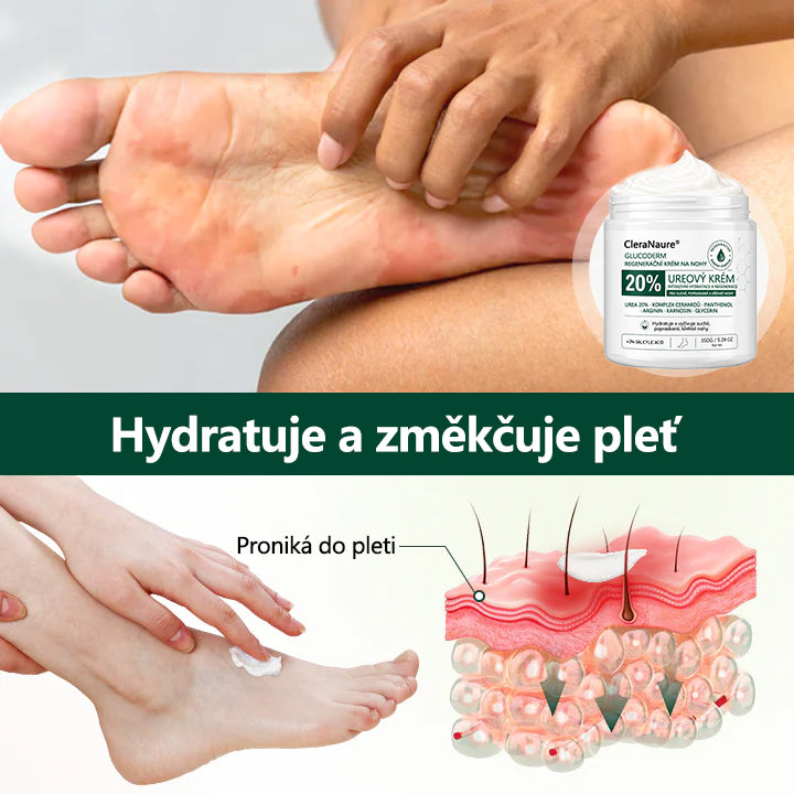 CleraNaure® GlucoDerm Regenerační krém na nohy