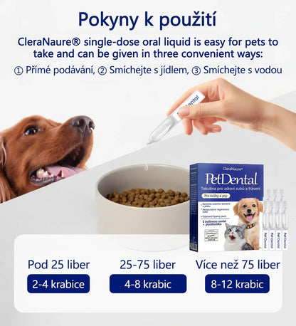 [Oficiální obchod] CleraNaure® Pet Dental & Digestive Health Oral Liquid – Osvěžuje dech, odstraňuje zubní kámen, podporuje regeneraci dásní a stabilizuje zuby (pro kočky a psy)  – Ušetřete dnes 80 %!