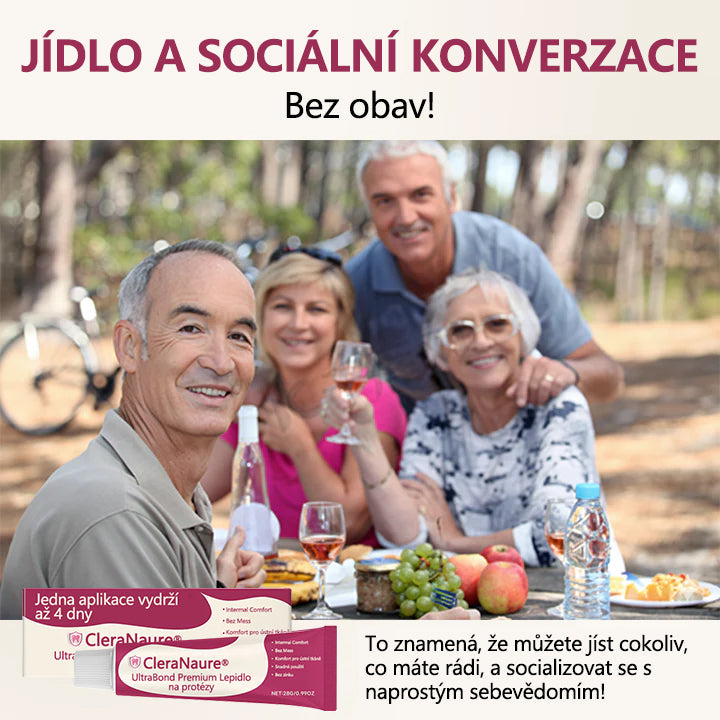 💧CleraNaure® UltraBond Premium lepidlo na zubní protézy