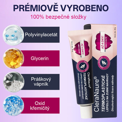 CleraNaure® Termoplastické Lepidlo na Zubní Náhrady