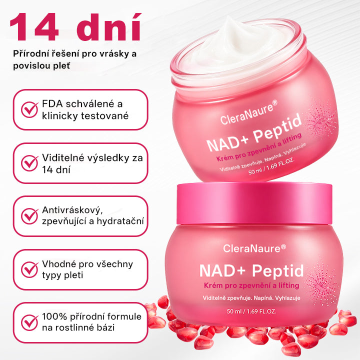CleraNaure® NAD+ Peptide vypínací a zpevňující krém