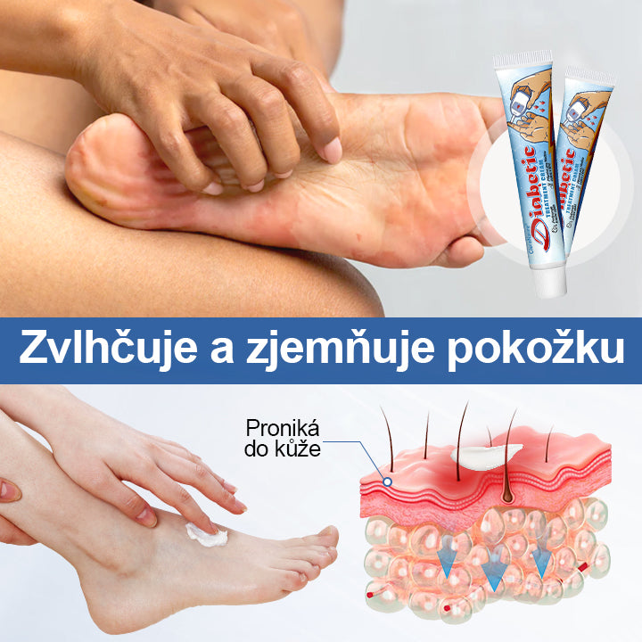 CleraNaure® VitaGluco – léčebný krém pro diabetické nohy
