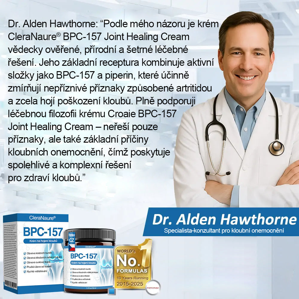 💎 Poslední den akce 80% SLEVA |  CleraNaure® BPC-157 Krém na hojení kloubů🦴Léčí artritidu, neuropatii, revmatismus, sportovní úrazy a další