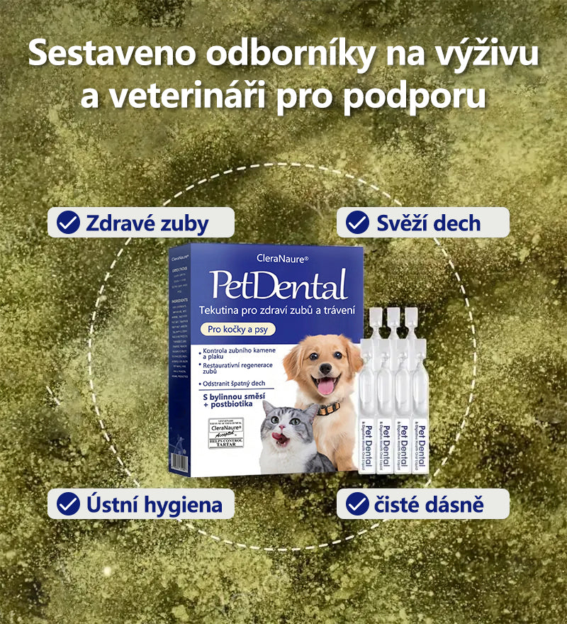 [Oficiální obchod] CleraNaure® Pet Dental & Digestive Health Oral Liquid – Osvěžuje dech, odstraňuje zubní kámen, podporuje regeneraci dásní a stabilizuje zuby (pro kočky a psy)  – Ušetřete dnes 80 %!