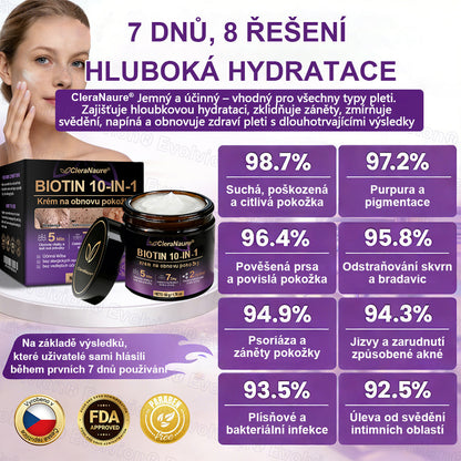 CleraNaure® Biotin 10-v-1 krém na obnovu pokožky