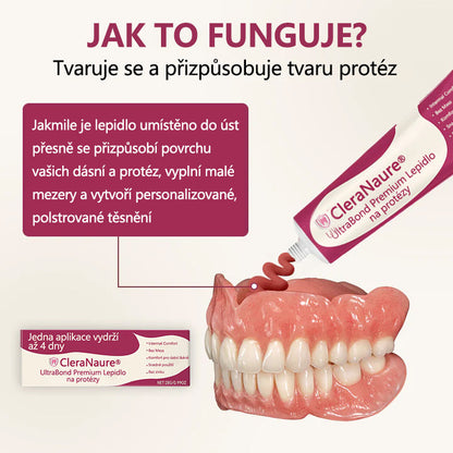 💧CleraNaure® UltraBond Premium lepidlo na zubní protézy