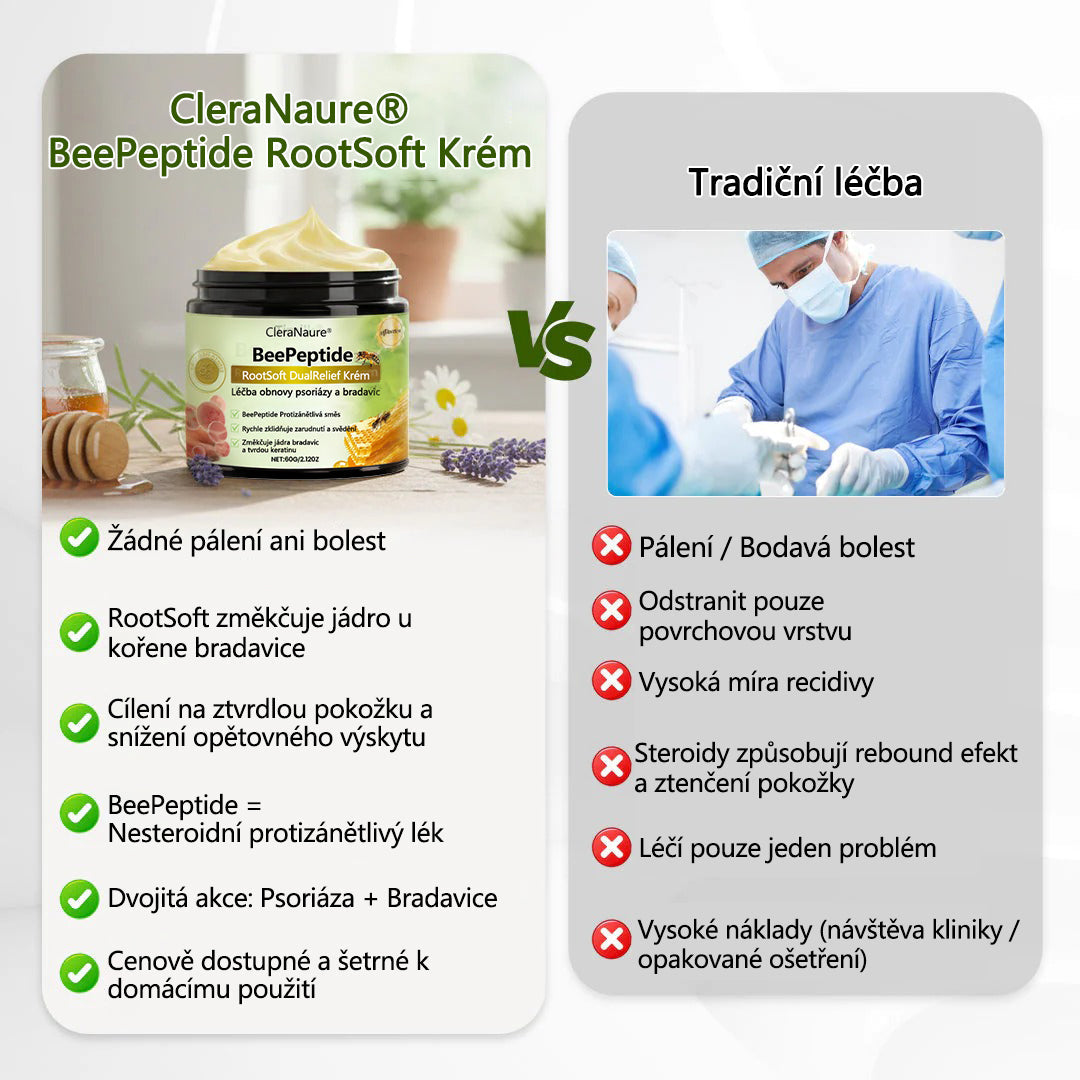 CleraNaure® BeePeptide RootSoft DualRelief krém